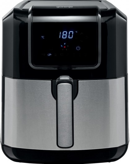 Gorenje AF1700DB Single 5 L Built-in 1700 W Hot air fryer Black, Metallic