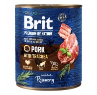 BRIT Premium by nature Pork with Trachea - wet dog food - 800g