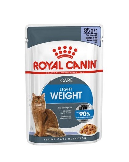 ROYAL CANIN FCN Light Weight Care in jelly - wet food for adult cats - 12x85g