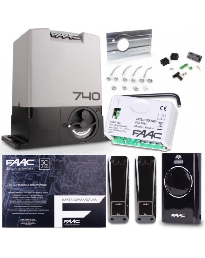 FAAC-DELTA-2/KIT SLIDING GATE DRIVE STARTER KIT