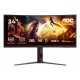 AOC G4 CU34G4Z computer monitor 86.4 cm (34") 3440 x 1440 pixels Wide Quad HD LED Black, Red