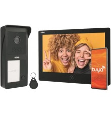 Video Door Phone EURA VDP-49A3-2TY black Tuya