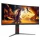 AOC G4 CU34G4Z computer monitor 86.4 cm (34") 3440 x 1440 pixels Wide Quad HD LED Black, Red