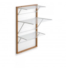 ARREDAMENTI KARIM Wall-mounted drying rack - 63 x 68 cm, Brown