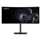 GIGABYTE GS34WQCA 34" WQHD Curved Gaming Monitor - 3440 x 1440, 1500R, 120Hz, 1ms, 300 cd/m², FreeSync Premium, HDR Ready, HDMI 