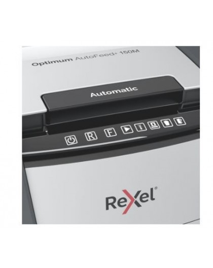 Rexel AutoFeed+ 150M automatic shredder, P-5, micro cut (2x15mm), 150 sheets, 44 litre bin