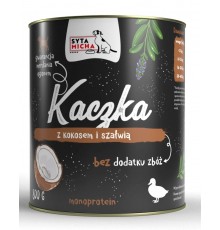 SYTA MICHA Duck with coconut and sage - wet dog food - 800g