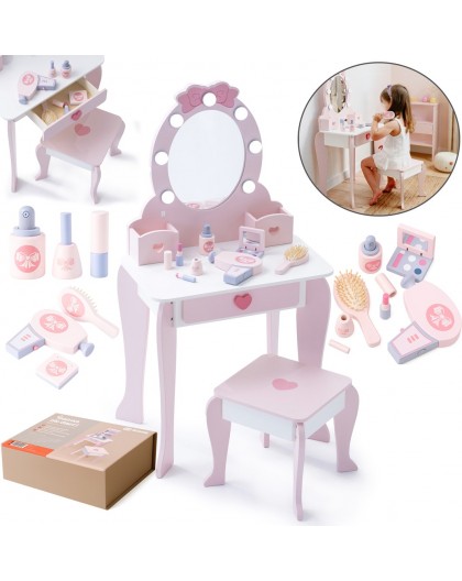 PROMIS Wooden dressing table with lighting