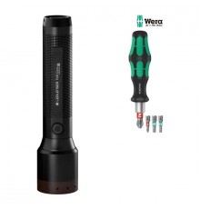 Ledlenser P6R core flashlight + WERA set