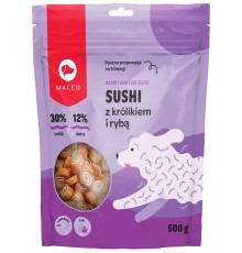 MACED Sushi with rabbit and fish - dog treat - 500g