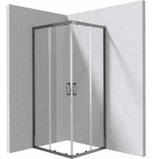 Rectangular shower cabin 80x90 cm