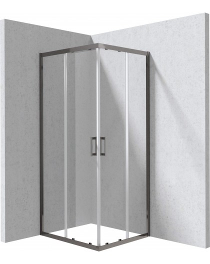 Rectangular shower cabin 80x90 cm