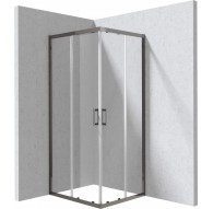 Rectangular shower cabin 80x90 cm