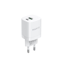 Havit UC30 EU - GaN two-port travel charger 33 W, white