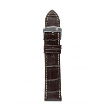 Leather strap brown 20 mm
