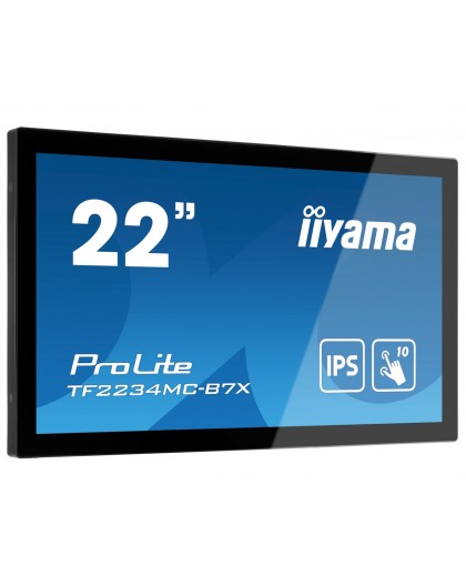 iiyama ProLite 22" 10pt touch Open Frame monitor with IPS panel and touch through glass function