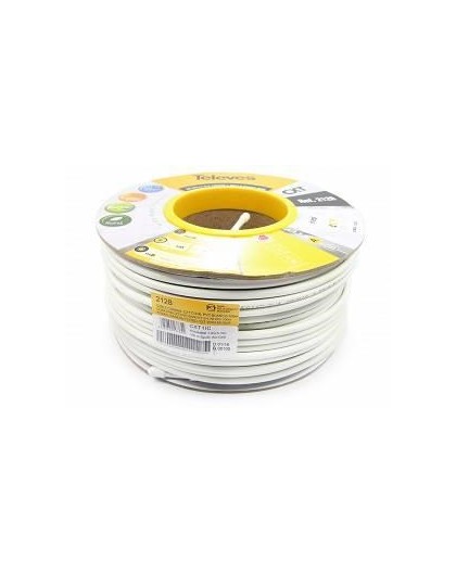 TELEVES COAXIAL CABLE CXT 1.02 CU 79% PVC ref. 2128 - roll 100m (internal)