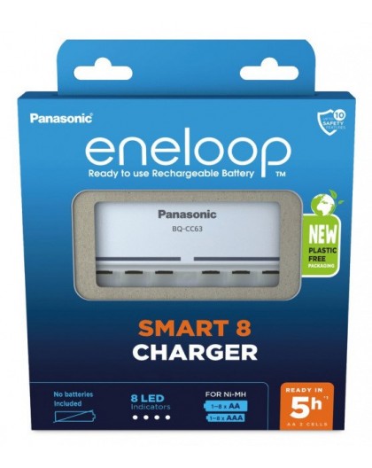 Battery charger PANASONIC Eneloop Smart 8 BQ-CC63 (BQ-CC63E ERP)