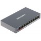 Hikvision DS-3E0109P-E/M(B) network switch Unmanaged L2 Fast Ethernet (10/100) Power over Ethernet (PoE) Blue