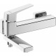 Wall-mounted bathtub mixer - with folding spout