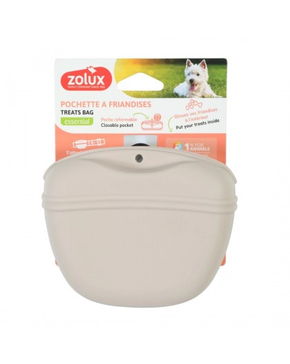ZOLUX treat pouch for dog - beige