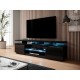 RTV cabinet EVA 180x40x56 black glossy