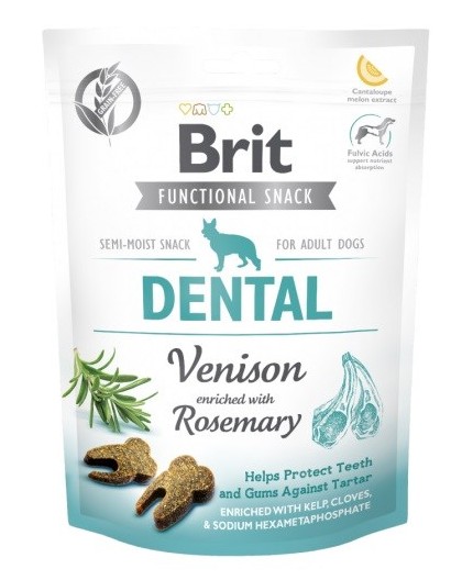 BRIT Functional Snack Dental Venison - Dog treat - 150g