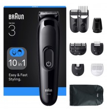 Braun AIO3560 hair trimmers/clipper Black 14 Nickel-Metal Hydride (NiMH)