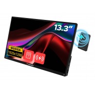 Verbatim Portable Touchscreen Monitor 13.3" WUXGA Resolution & Wireless Power Supply