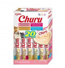 INABA Churu Variety box Seafood - cat treats - 20 x 14g