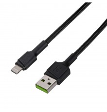 Green Cell KABGC24 lightning cable 0.3 m Black