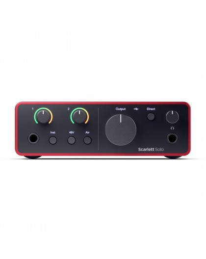 Focusrite Scarlett Solo 4th Gen - 2-channel audio interface