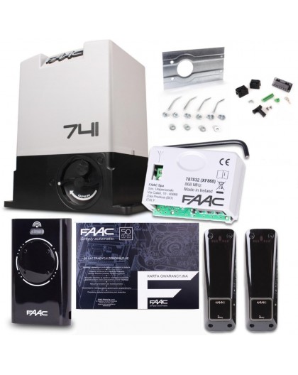 Delta 3 set - FAAC 741 for 900kg sliding gates