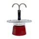 Bialetti Mini Express Magritte Moka pot Red, Silver