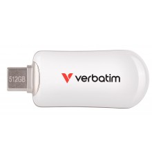 Verbatim Plectra USB-C Flash Drive White 512GB