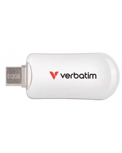 Verbatim Plectra USB-C Flash Drive White 512GB