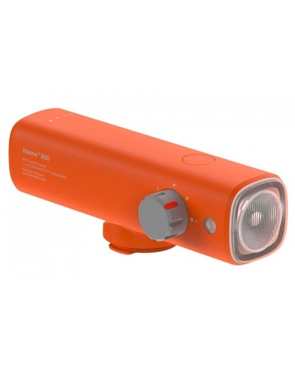 BOOKMAN Volume Front 800 bicycle light Orange