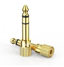 Ugreen 20503 cable gender changer 6.35mm 3.5mm Gold