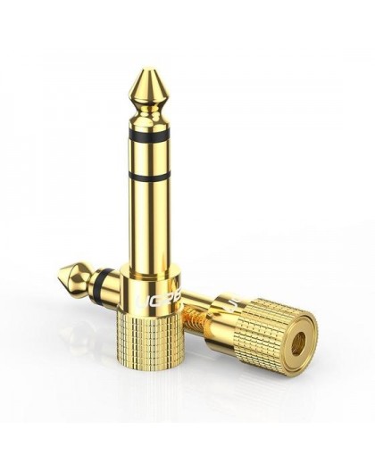 Ugreen 20503 cable gender changer 6.35mm 3.5mm Gold