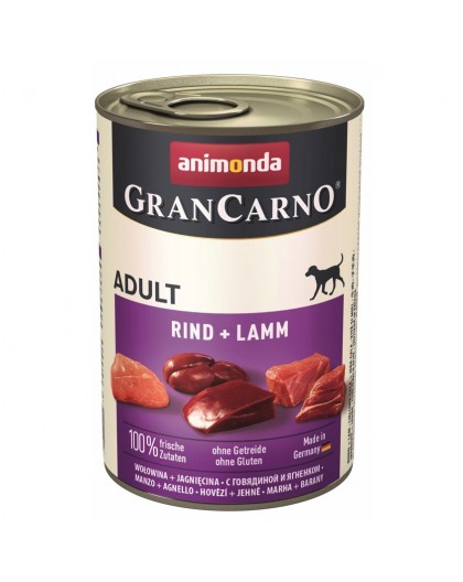 ANIMONDA GranCarno Adult Beef and lamb - wet dog food - 400 g