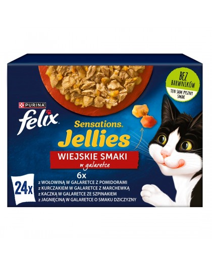 Felix Sensations country flavors in jelly 24 x 85 g