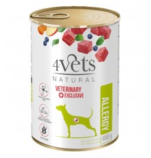 4VETS Natural Allergy Lamb Dog - wet dog food - 400 g