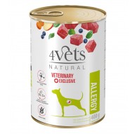 4VETS Natural Allergy Lamb Dog - wet dog food - 400 g