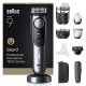 Braun BeardTrimmer 9 BT9560 Battery 52 2 cm Wet & Dry Black, Grey