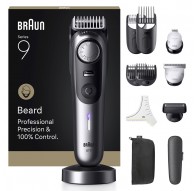 Braun BeardTrimmer 9 BT9560 Battery 52 2 cm Wet & Dry Black, Grey