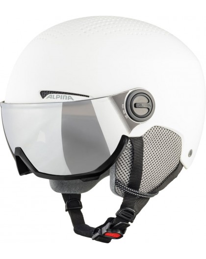 WINTER HELMET ALPINA ARBER VISOR Q-LITE WHITE MATT 54-58