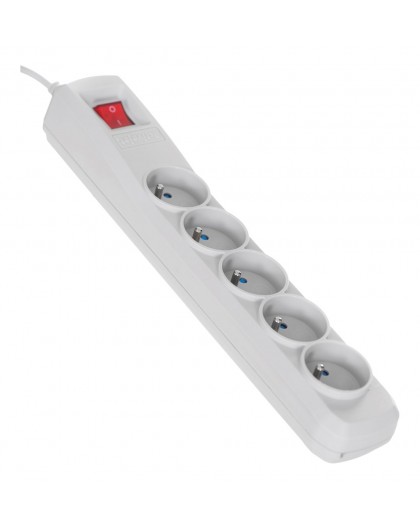 Activejet grey power strip with cord ACJ COMBO 5G/5M/BEZP. AUT/S