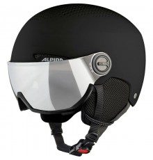 WINTER HELMET ALPINA ARBER VISOR Q LITE BLACK MATT 58-61