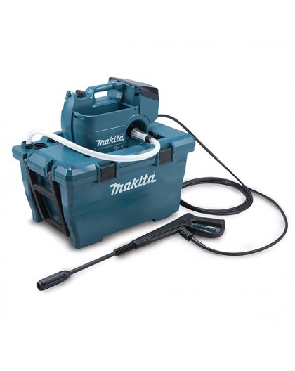 Makita DHW080ZK pressure washer Upright Battery 380 l/h Black, Blue