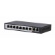 Extralink Switch PoE PERSES 8x Gigabit PoE/PoE+, 2x RJ45 Uplink Gigabit, 96W